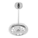 SOLUSTRE 1 Satz Zubehör für Kaffeekannen Edelstahlkaffeefilter Bildschirm Espresso Blindfilter für Kaffeemaschinen Kaffeefilterkorb Rostfreier Stahl Silver