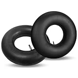 2 Stück 18x8.50-8 19x7-8 20x7-8 Schlauch mit Geradem Ventil TR-13, Rasenmäherreifen Luftschlauch aus Butylkautschuk, Kompatibel mit Rasenmäher, Schubkarren, Gartenanhängern, Go-Karts