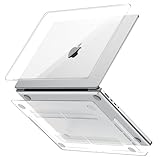 GPXIIZ Hülle Kompatibel mit MacBook Pro 14 Zoll M4 M3 M2 M1 Pro/Max Schutzhülle 2024-2021 A3112 A3185 A3401 A2918 A2992 A2779 A2442, Ultradünne Hartschale Snap Case Cover 14,2', Kristallklar
