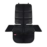 HerzensKind Kindersitzunterlage, der Beste Schutz für Ihre Autositze, universeller Autositzschoner für Textil- und Ledersitze, ISOfix geeigneter Sitzschoner für alle Kindersitze (L (1-Pack)