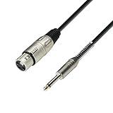Adam Hall Cables 3 STAR MFP 0100 Mikrofonkabel XLR Female auf Klinke TS | 1 m