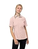 Jack Wolfskin Damen Heidetal W Shirt Shortsleeve, Rose Smoke, S EU