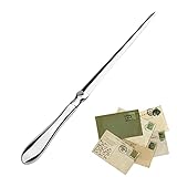 LUCKYKODOR Brieföffner 23cm Metall Brieföffner Messer Umschlagöffner Messer Letter Opener zum Öffnen von Umschlägen Büromaterial (Silber)