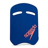 Speedo Kickboard für Erwachsene, bequemes, wasserdichtes Design, stärkt den Unterkörper, blau und orange, Erwachsene, Einheitsgröße