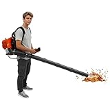 Laubbläser Benzin 42.7cc Rucksack, Laubsauger mit 423.78 CFM für Landschaftsbau, Große Gärten, Parks und Schneeräumung, Leaf Blower Inklusive Schultergurten Und Werkzeugsatz