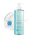 Vichy Pureté Thermale Erfrischendes Reinigungsgel, Langanhaltende Feuchtigkeitsversorgung, Make-Up-Entferner und Gesichtsreiniger, Für alle Hauttypen, Mit Glycerin und Vulkanwasser, 400 ml