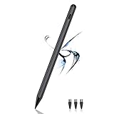 Stylus Stift für Touch Screens POM Feder Magnetic Type-C Tablet Pen Kompatibel mit iPad/iPad Pro/Samsung/Lenovo/und Anderen iOS/Android Smartphone und Tablet Geräten (Schwarz)