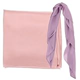 VALICLUD 2St Einfacher einfarbiger Schal für Damen Seide Halstücher aus Satin Quadratischer Schal Halstuch für Damen silk turban headscarf حجاب quadratisches Halstuch Haarschal für Damen