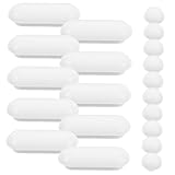 LABRIMP 10 Satz Wc Sitz Stoßdämpfer Selbstklebend Universelle Toilettensitz für Bidet Aufsatz Geräuschreduzierend Einfach zu Reinigen und Installieren Komfortable Sitzbefestigung für Bad