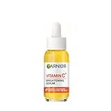 Garnier SkinActive Vitamin C Brightening Serum gegen dunkle Flecken, Gesichtsserum mit Vitamin C, Niancinamid und Salicylsäure, Für ebenmäßig strahlenden Teint, Für jeden Hauttyp, 1 x 30 ml