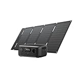 ECOFLOW Tragbare Powerstation RIVER 3 245 Wh mit 45 W Solarpanel, bis zu 600 W Leistung, verdoppelte Laufzeit mit GaN,