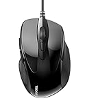 TECKNET Maus mit Kabel, Optical Business Mouse Verdrahtete Ergonomische Maus mit 6 Tasten, 4 Verstellbare DPI Level, USB-Kabel 150 cm