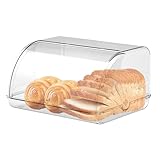Brotaufbewahrungsbehälter – Brotbox für Küchentheke | Lebensmittelbehälter mit Deckel – Kosmetikvitrine Desktop-Aufbewahrungsbox hausgemachtes Brot Bäckerei Laib