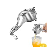 Manuelle Zitruspresse, kompakt, multifunktional, aus Aluminium, kleine Zitronenpresse, für Zuhause, Bar, Restaurant, Studentenwohnheim, Reisen, C