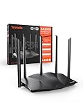 Tenda RX12 Pro Wi-Fi 6 WLAN Router(AX3000 Dualband 5GHz:...
