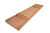 Longfield Games - 340650 - Sjoelbak Spiel Holzen Scheiben -...