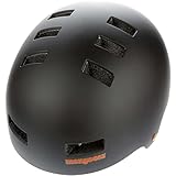 Mongoose Urban Hardshell Helmet for Scooter, BMX, Cycling and Skateboarding Skate Helm, Black/Orange, Large/60-62cm