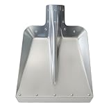 ERPINA® Aluschaufel Gr. 5 mit Stahlkante 27cm breit ohne Stiel - robust & leicht - Vielseitig im Garten, Hof & Stall einsetzbar - Effizient beim Umfüllen und Verteilen von Mist, Silage oder Futter.