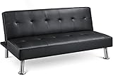 Yaheetech 3er-Sofa Couch Schlafsofa Bettsofa Klappsofa mit...