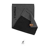 Stryve Towell Plus V2 Sporthandtuch mit Tasche und Magnetclip, in 7 Farben Die Höhle der Löwen (Platinum Grau) Gym Handtuch TOWELL+