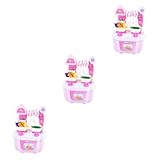 ifundom 3St kinderküche Kids Kitchen Kinder küche zunehör Girl or Boy Rollenspiele Kitchen for Kids playmobilhauser sankastenspielsachen kochutensilien Kinder Mädchen Spielzeug Geschirr