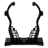 GOOHOCHY Japanischer Fächerständer Resin Basis Robust und Platzsparend Verstellbarer Handfächerhalter für Wohnzimmer Büro Hotel Dekorativer Japanischer Fächer Display Ständer