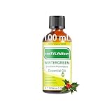 FORSYLVANEST Wintergrünöl 100ML, 100% Natürliches Wintergrünöl, ideal für Aromatherapie, Diffuser, Luftbefeuchter