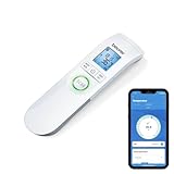 Beurer FT 95 Bluetooth, kontaktloses Infrarot-Fieberthermometer mit innovativer App-Vernetzung