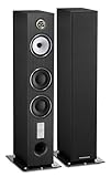 TRIANGLE - Hi-Fi-Standlautsprecher Antal EZ - Belastbarkeit 120 W - Wirkungsgrad 92 dB/W/m - Vielseitig für Musik und Heimkino - 200 x 1090 x 345 mm - Aschschwarz (Paar)