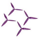 Sunydog 4PCS -Propeller Polycarbonat 7040 FPV Propeller Blades Zoll Zoll Drohne, Stabil Gemacht (Violett)