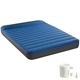 INTEX TruAire Camping Matratze für 2 Personen (137×191×22 cm) max. 272 KG – Gästebett aufblasbares Bett Luftbett mit USB Elektropumpe, Fiber-Tech-Technologie, Tragetasche