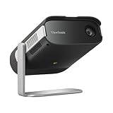 ViewSonic M1X Smart Beamer, 1080p Full HD Beamer, Portable Beamer for Outdoor/Home Cinema, Support Tablet/Laptop/PC/TV-Box