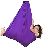 𝐘𝐨𝐠𝐚 Tuch Swing 200 Kg Max. Tragfähigkeit Mit Beschläge -Aerial 𝐘𝐨𝐠𝐚 Tuch Geeignet, um lebendiger und fröhlicher zu machen (280 * 150CM),B