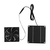 50W 12V Solarbetriebener Abluftventilator, Solarpanel...