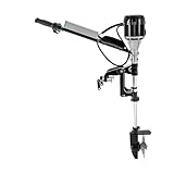 2-4M Schiff Elektrobootsmotor YUNRUX Einziehbarer Griff Außenborder Elektromotor（2 Gänge: 1 Vorwärts 1 Rückwärts）Boot Elektro-Motor Bootsmotor Außenbordmotor Bootsmotor-elektrisch Batteriemodell 48v