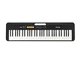 Casio Casiotone CT-S100 Keyboard mit 61 Standardtasten, 122 Sounds & 61 Begleitrhythmen, schwarz