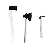 Abaodam 3 Stück Mini Holzgriff Metallbeil Mini Gartenwerkzeuge für Puppenhäuser und Märchengärten Kreative Deko und Zubehör für Miniaturen Leicht und Platzsparend