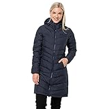 Jack Wolfskin Wolfskin Damen Selenium Coat Winddichter Daunenmantel, Midnight Blue, XXL EU