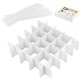 16 Stück Schubladenteiler 32x7cm,Verstellbare Schubladen Organisers Separatoren,Schubladentrenner Verstellbare Schubladen Trennwände,zum Ordnen von Kleidung,Schreibwaren,Küchenutensilien,Kosmetika