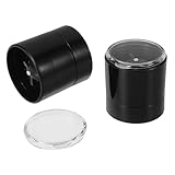 Homoyoyo 2 Stück Edelstahl Gewürzmühlen Deckel Robustes Leicht zu Reinigendes Ersatzteil für Pfeffer Salzmühlen Verstellbare Mahlgradkontrolle Multifunktional für Salz Pfeffer und Gewürze