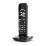 Gigaset CL394HX - DECT-Mobilteil mit Ladeschale – Schnurloses Design-Telefon für Router und DECT-Basis - Fritzbox-kompatibel - Direktwahlfunktion - Schutz vor unerwünschten Anrufen, schwarz