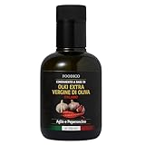 Italienisches Olivenöl mit Knoblauch & Chili – Extra Vergine & kaltgepresst – 250ml mit natürlichem Aroma – Premium-Olivenöl für mediterrane Küche