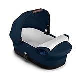 CYBEX Gold GAZELLE S Cot Kinderwagenaufsatz, Ab Geburt bis ca. 6 Monate (max. 9 kg), Für CYBEX Gazelle S und e-Gazelle S, Ocean Blue