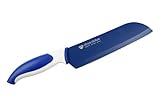 GRÄWE® Santokumesser BLAU 18 cm, Serie CLEANCITCHEN, antibakteriell