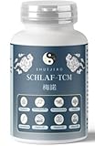 TCM-Schlafmittel, 60 Kapseln, Hopfen, Lavendel, Maulbeere, Zitronenmelisse, Vitamine B1, B2, B12