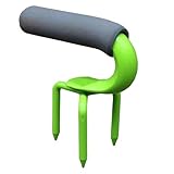 Gartenrasenbesen aus Stahl – kleiner Handrechen in Fächerform zum Aufheben von Gartenabfällen | Hand-Unkrautwerkzeuge | Gartenhandbuch | Ergonomisches Gartenwerkzeug