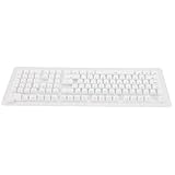 Denash Durchscheinende Brasilianische Portugiesische 110 Tasten Mechanische Tastaturschlüsselkaps, Breite Kompatibilität, Premium -Materialien (White)