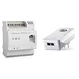 Bundle: devoloMagic 2 LAN DINrail Hutschienen Adapter -bis 2.400 Mbit/s Internet aus dem Verteilerkasten + devolo Magic 1 WiFi WLAN Erweiterungsadapter