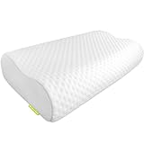 Gentle North Orthopädisches Nackenstützkissen - Kopfkissen auf hochwertigem Memory Foam (höhenverstellbar) - Ergonomisches Nackenkissen als Anti-Schnarch-Kissen - Waschbar 40°C