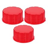 Amosfun Gallonen Benzinkanister Verschlusskappen 3 Stück mit Grobem Gewinde Dicht und Einfach Montierbar Geeignet für Kraftstoffbehälter und Brennstoffdosen